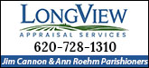 Longview Appraisal Services Sponsorship Banner